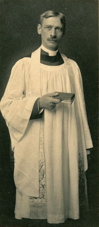 Priest,  Clergyman,  Reverend,  Vintage Religious Photo