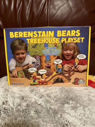Vintage Berenstain Bears Treehouse Playset - Box