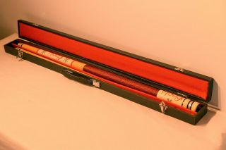Vintage COORS Beer Pool Cue Billiards Stick 57 3/8 inches 18 ounces 6.  2 2