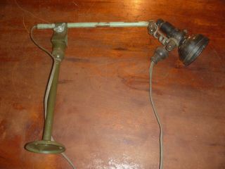Vintage Singer Industrial Sewing Machine Light On Stand