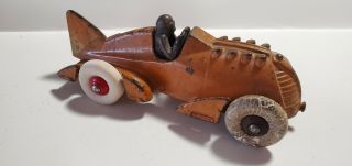 Arcade Hubley Kenton Antique Cast Iron Vintage Toy Race Car Racer Old
