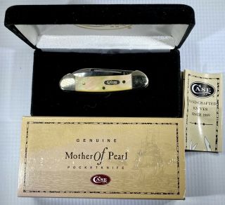 Case Xx Usa 2001 82132 Ss “baby Butterbean” Gold Mother Of Pearl Nos 063