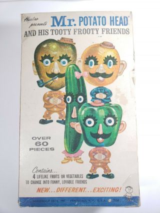 Vintage Mr.  Potato Head And His Tooty Frooty Friends 1960s Hasbro