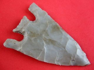 Indian Artifact 3 3/4 Inch Texas Bell Point Indian Arrowheads
