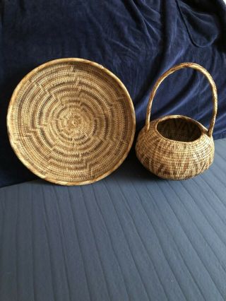 Two Buka Baskets From Papua Guinea,  1970 