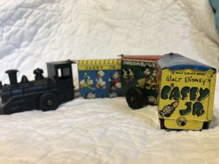 Vintage Marx Wind Up Casey Jr Disneyland Express Train Tin Walt Disney Prod.