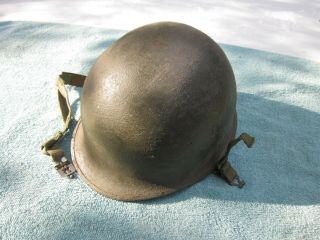 Vintage Cold War Era Us Army Steel Helmet And Liner