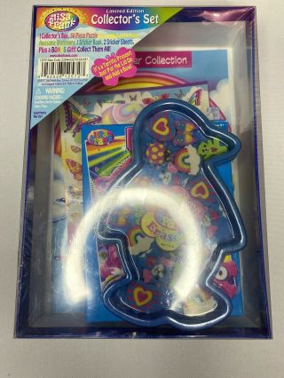 Lisa Frank Vintage Rare Stationery Penguin Collectors Box Whale Dolphin