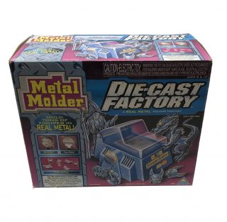 Vintage 1996 Toymax Real Metal Molder Die Cast Factory Kit Open Box