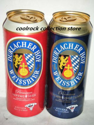 2019 China German Beer Durlacherhof Weissbier Jd 2 Cans Set 500ml Empty