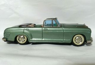 Tin Friction Mercedes Benz 2/9 Convertible Made In Japan By Bandai