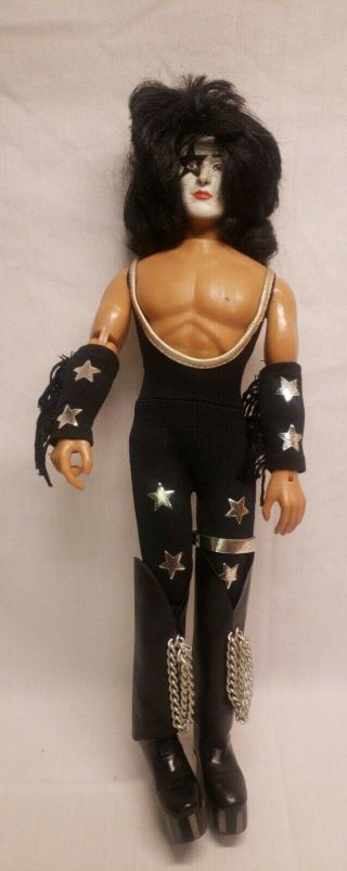 Kiss Paul Stanley Doll Mego Vintage Action Figure Aucoin Display No Box