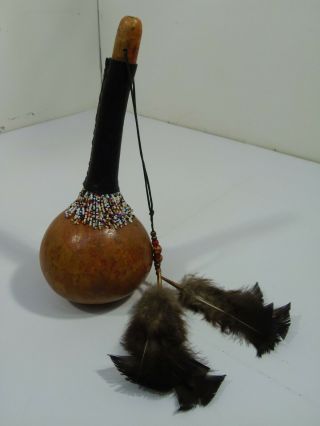 Large Native American Gourd Rattle Picture Rocks Az