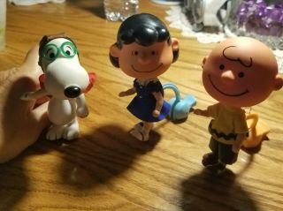 Vintage 1968 Mattel Peanuts Charlie Brown Snoopy & Lucy Skediddlers