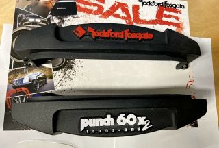 Rockford Fosgate Punch Amplifier Amp End Caps Vintage Old Usa Made For 60x2 Dsm