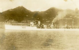 Photo Print - Hong Kong - Royal Navy - Hms Stormcloud H05 - 1926