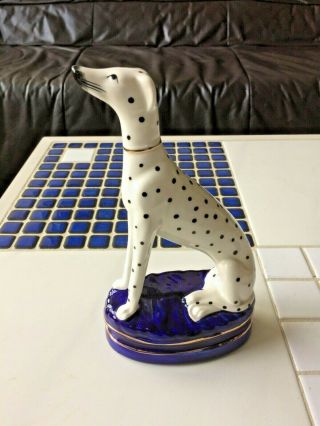 Estate Vintage Staffordshire Style Dalmatian Dog Figurine Fireplace Bookend