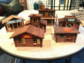 Toy Old West Town Made In Germany Vintage,  Oehme & Sohne,  Shg (1973)