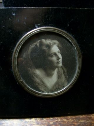 Art Deco ? 6 Inch Square/photo Of An Actress?beautiful Young Woman