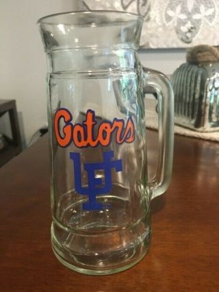 Vintage University Of Florida Gators Beer Mug Glass