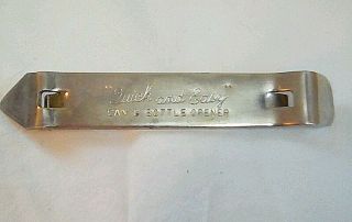 Vintage Vaughan Usa Made " Quick And Easy " Can & Bottle Opener
