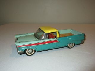 Vintage Yoshi Tin Friction Ford Pickup 1950 