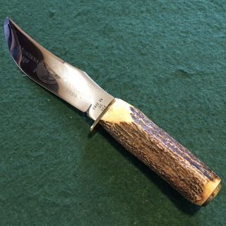 Case Xx 1889/1989 - Montana Centennial 523 - 5 Knife,  Sheath
