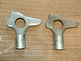 Vintage Lifting Eye Cleats,  Trojan Horsehead,  Chrome Plated Bronze,  Unique