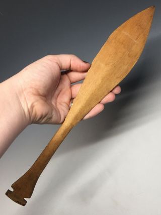 20th C.  Nw Coast Native American Dance Paddle Tlingit Wood Carving