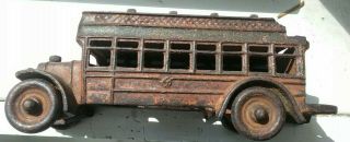 Kenton Cast Iron Double Decker Bus 6 1/4 " 1930 