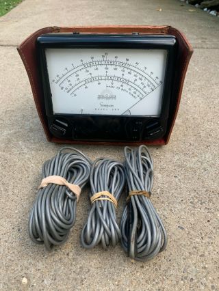 Vtg Simpson Model 389 Temperature Tester Therm O Meter W/ Probes Watch Video
