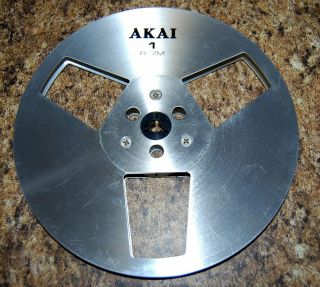 Vintage Akai R - 7m 7 " 7 Inch Metal Take Up Reel