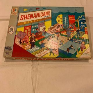 Vtg 1964 Shenanigans Milton Bradley Board Game 4480 Family Made Usa