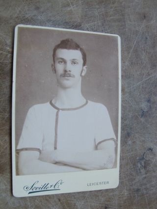 Victorian Cabinet Card - Seville Of Leicester - Gentleman 