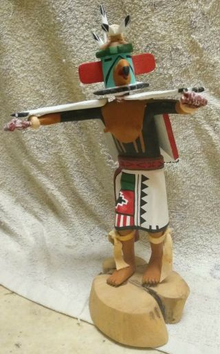Hopi Vintage Eagle Kachina Signed By Stan Williams