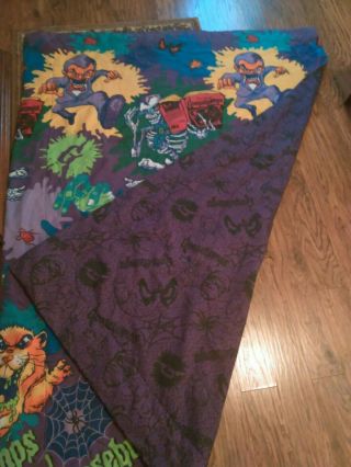 Vintage 1990s Goosebumps RL Stine Twin Size Purple Comforter Blanket Only 3