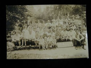 Two Old Group Photos: Mammoth Cave Kentucky.  1930 