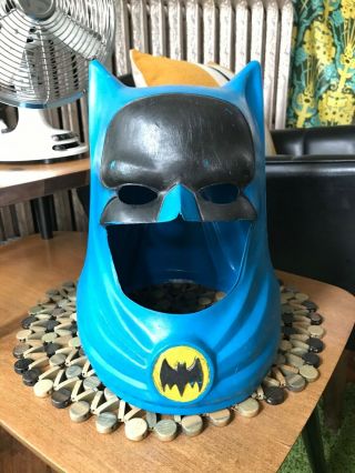 1966 Ideal Toy Corp Batman Cowl Mask Vintage Collectible