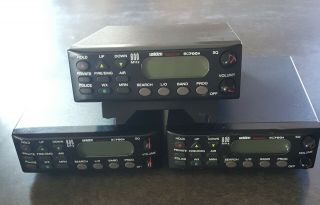 3 Vintage - Uniden Bearcat Bc700 A Programmable Scanners 800 Mh.  Needs Repairs