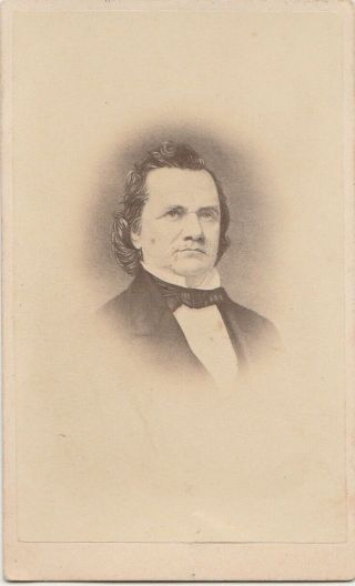 Cdv,  Illinois Senator Stephen A.  Douglas C.  1861 Civil War Era