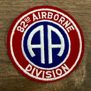 Vintage Wwii Era 82nd Airborne Division Round Patch 4 "