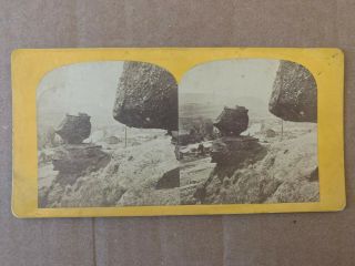 Utah Stereoview View On The Line Of The Union Pacific Railroad Echo 1860s
