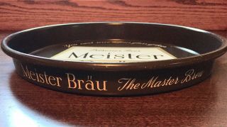 MEISTER BRAU BEER TRAY THE PETER HAND BREWING CO.  CHICAGO 3