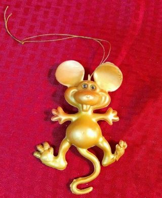 Vintage 1967 Donje Cal Themes Oily Jiggler Brown Mouse Htf Made In Usa Squishy