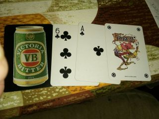 VICTORIA BITTER,  PLAYING CARDS,  VB,  CARLTON UNITED BREWING,  SPECIAL EDITION. 3