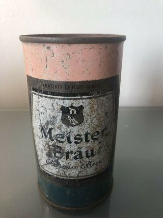 Vintage Meister Brau Flat Top Beer Can Chicago,  Il