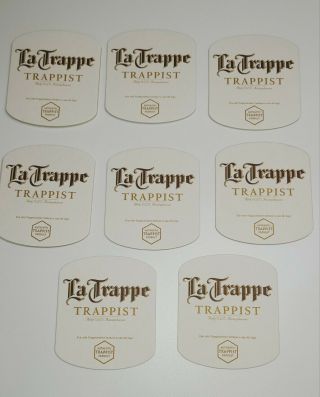 La Trappe - Trappist Beer Coasters - Set Of Eight Imported Beer Coasters