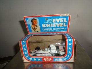 Evel Knievel 1976 Precision Miniatures Ideal Formula 5000 Box Die Cast