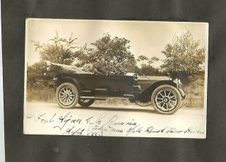Antique Photo Album With Many Photos Of Cars Circa 1913