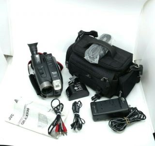 Jvc Gr - Ax930u Compact Vhs - C Camcorder Video Camera Vintage Tape Transfer Bundle